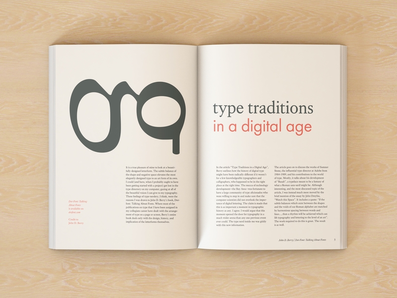 Type Traditions in a Digital Age